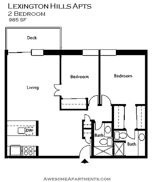 Floorplan - Lexington Hills Apartments