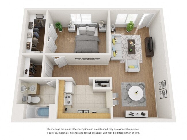 Floorplan - Cambridge Village Apartments