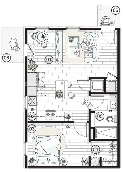 Interior Photo - Hudson Place