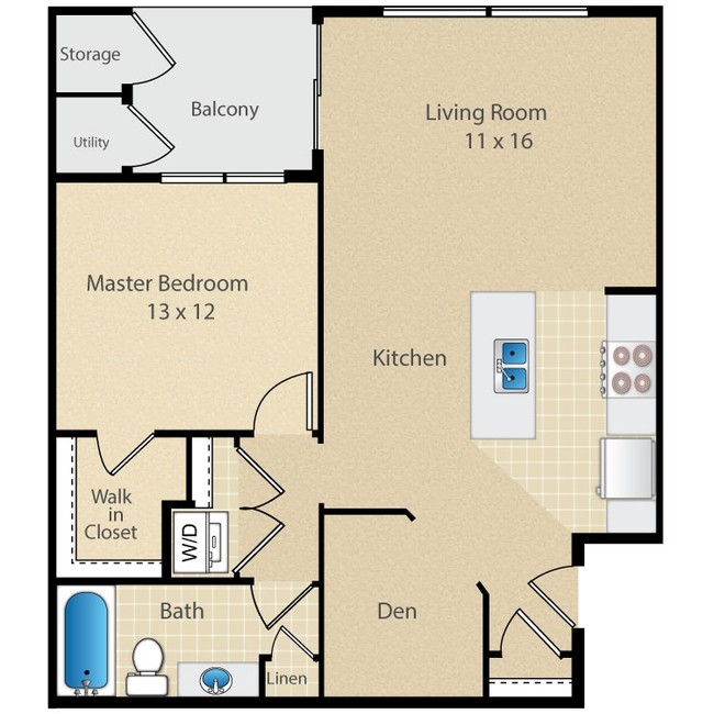 Floorplan - Arterra Place Apartments