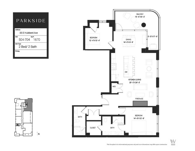 Floorplan - Parkside On Pearl