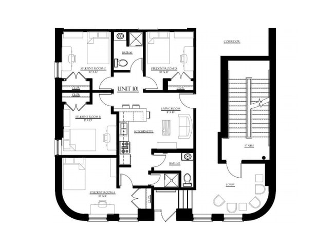 Unit 101 - The Lofts on Second Street