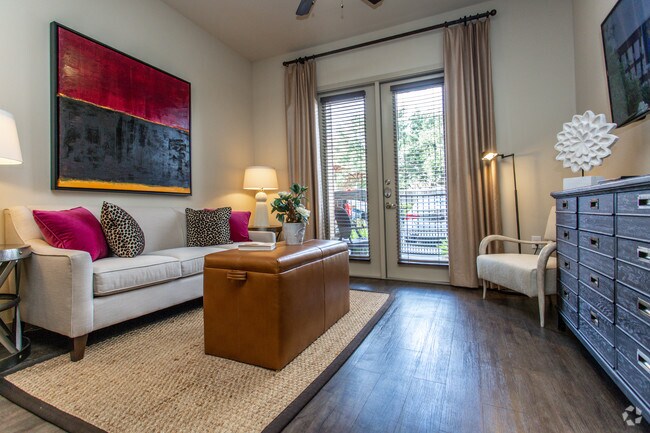 1 Br, Living Room - The Dawson (TX)