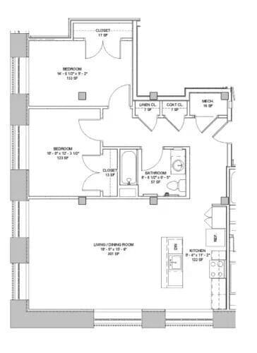 Floorplan - Kreider Commons