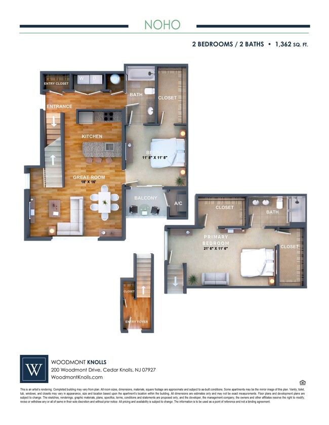 Floorplan - Woodmont Knolls