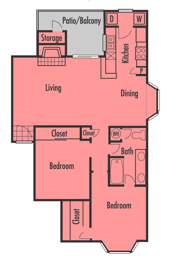 Floorplan - Bear Creek at Harwood Apartments