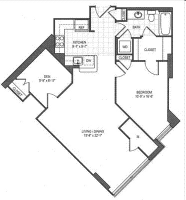1BR/1BA - Metro Rosslyn Apartments