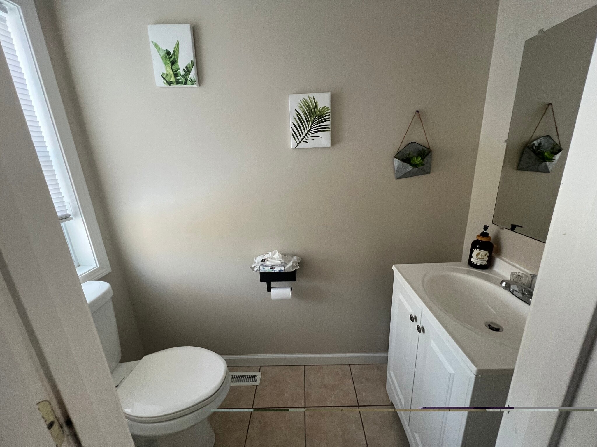 1st floor half bath - 1116 Worcester St