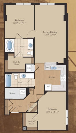 2BR/2BA - 70 Capitol Yards