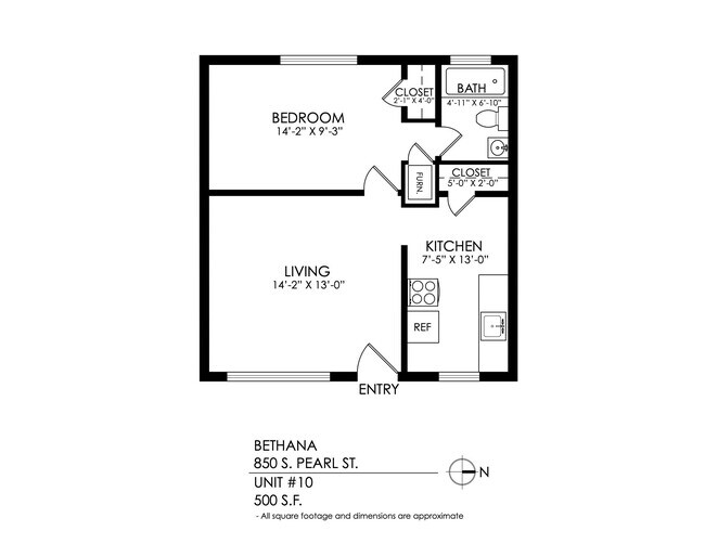 Floorplan - The Bethana Apartments