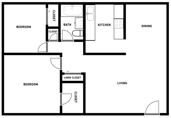 Floorplan - Buena Sands Apartments