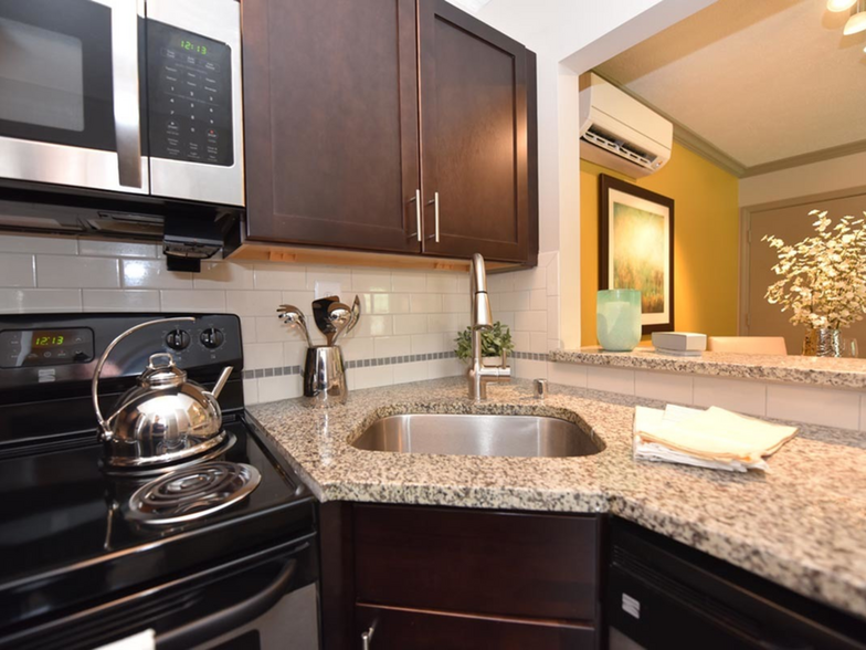 Kitchen + Granite Counters - Avenue in the Highlands