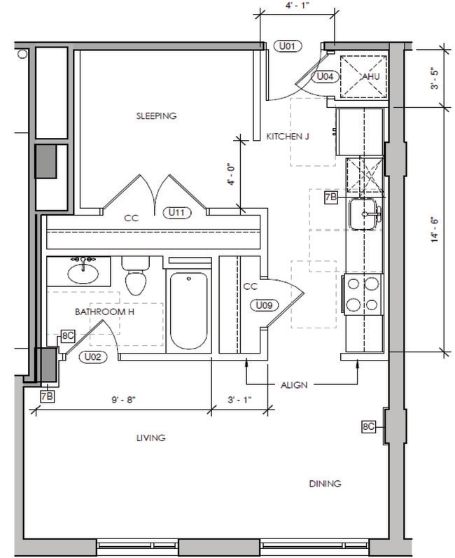 Floorplan - Columbia Hills Apartments