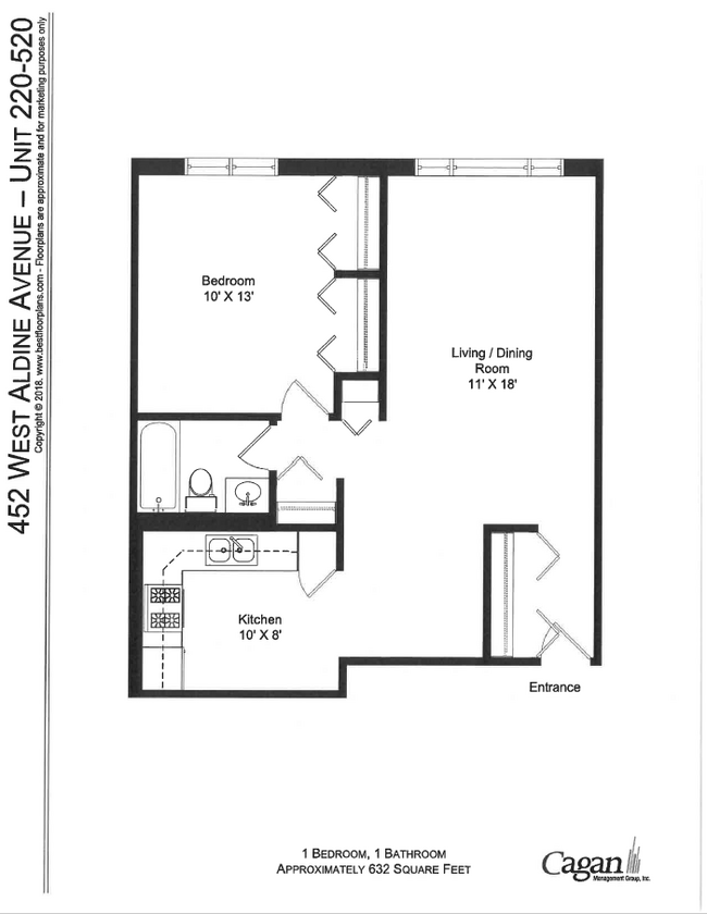 Floorplan - 450-508 W. Aldine