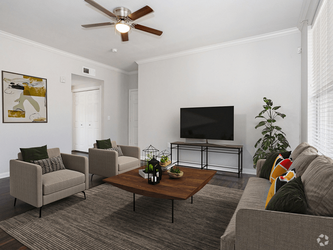 Spacious Living Room - Longridge Apartments