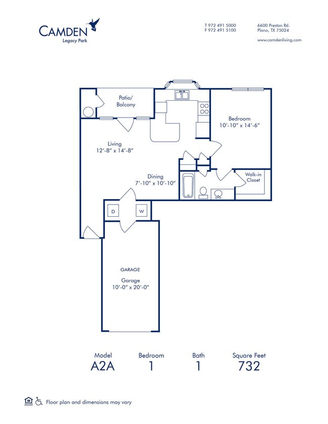 Floorplan - Camden Legacy Park