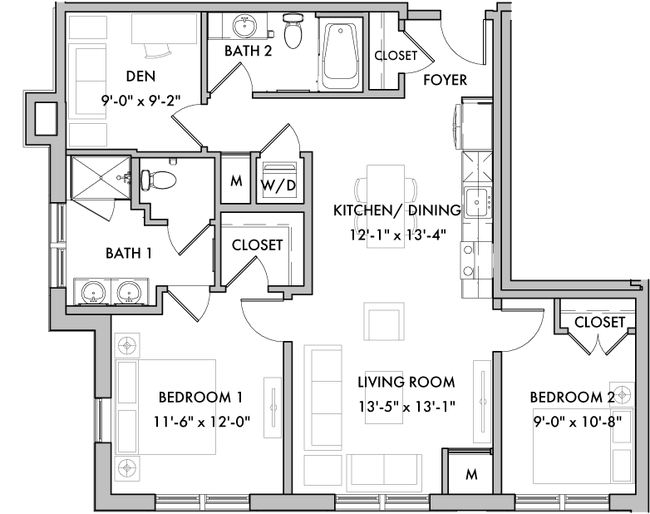 Floorplan - Melford Mansions