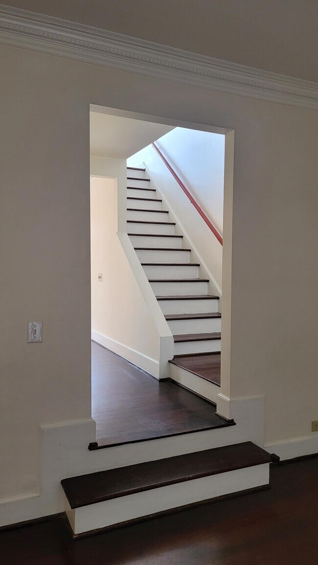 View from LR to stairs to second floor - 164 5th St NE