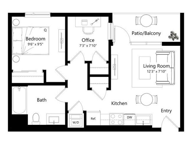 Floorplan - Lincoln/Broadway