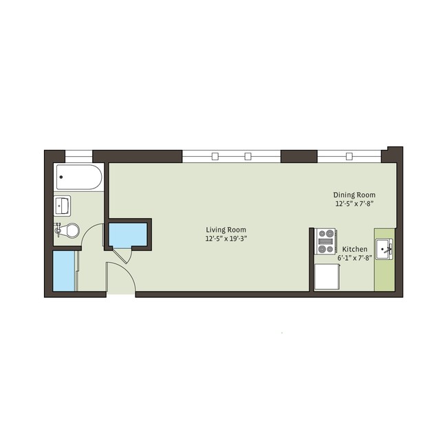 Floorplan - 5337 S. Hyde Park Boulevard