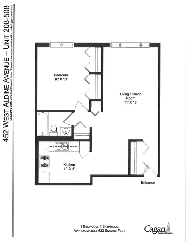 Floorplan - 452 W. Aldine