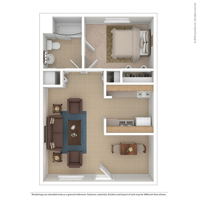 Floorplan - La Vista Oaks Apartments