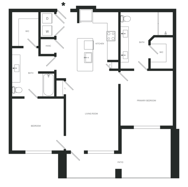 Floorplan - The Samford Glenn Apartments