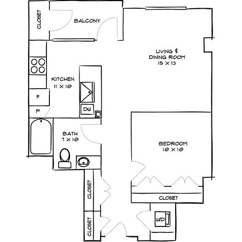 Floorplan - Indigo Apartments