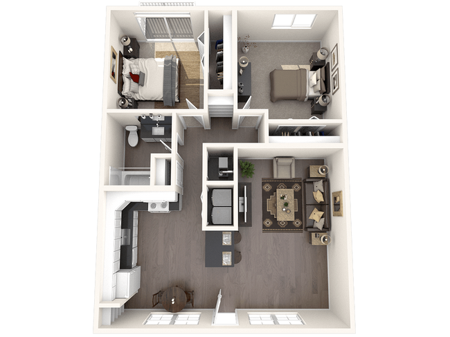 Floorplan - The Guthrie Flats