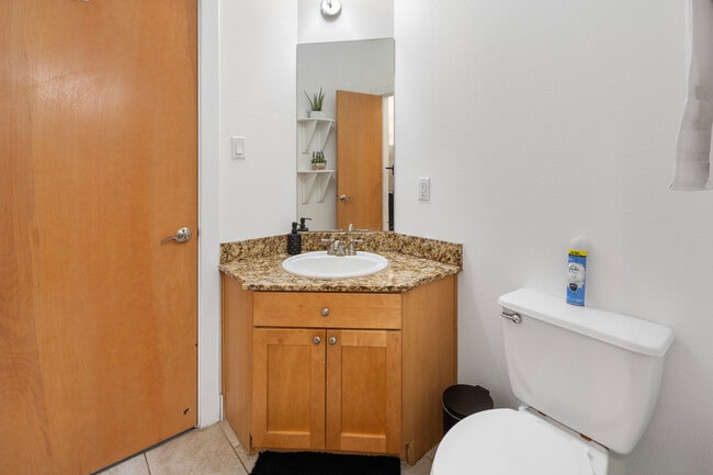 Half bathroom upstairs near living room - 3412 St Emanuel St