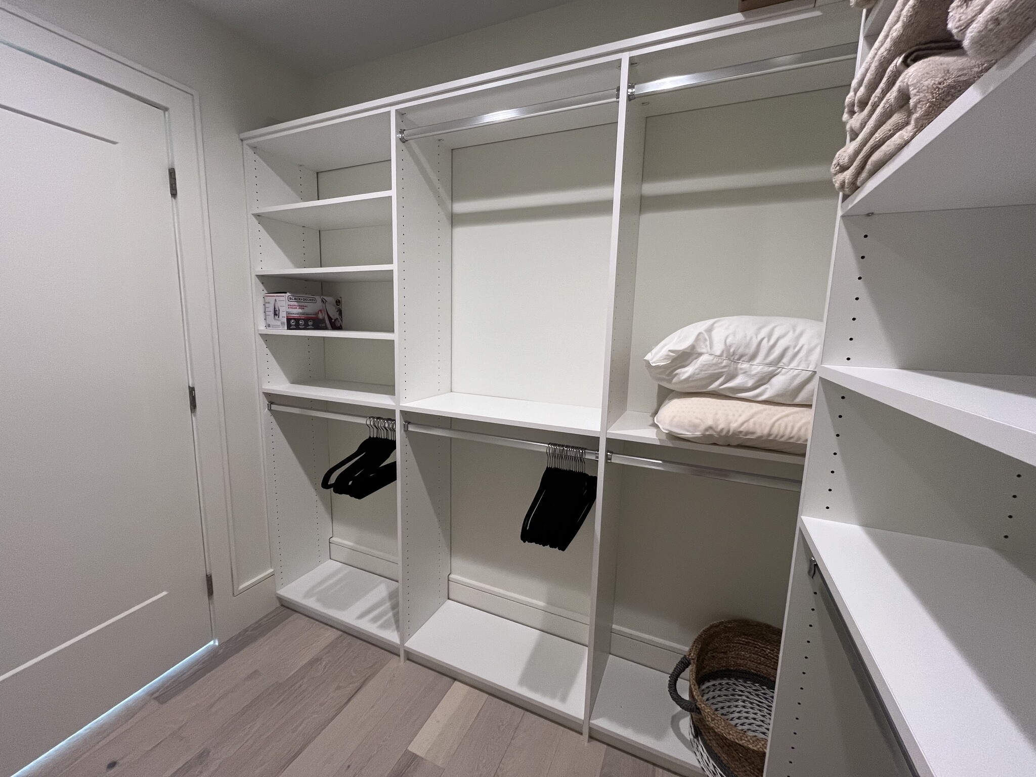 The Master Closet: All thoughtfully-designed custom-closets throughout. - 387 Commercial St