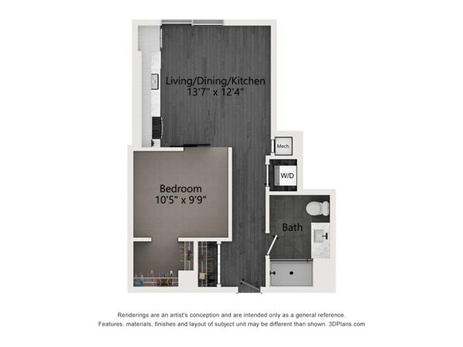 Floorplan - Evo Union Park Apartments