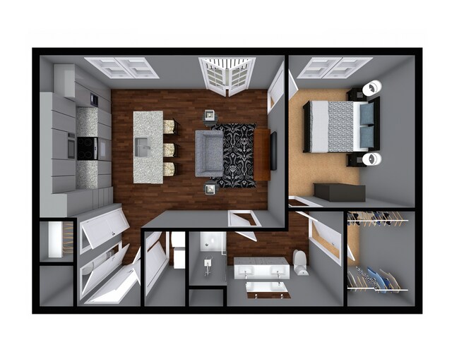 Floorplan - The Apartments at 1st on Main