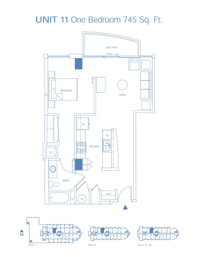 Unit Layout - 860 Peachtree St NE