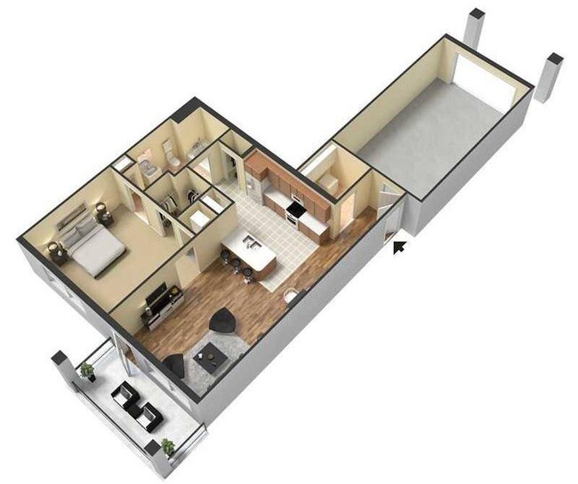 Floorplan - Meridian Park Apartments