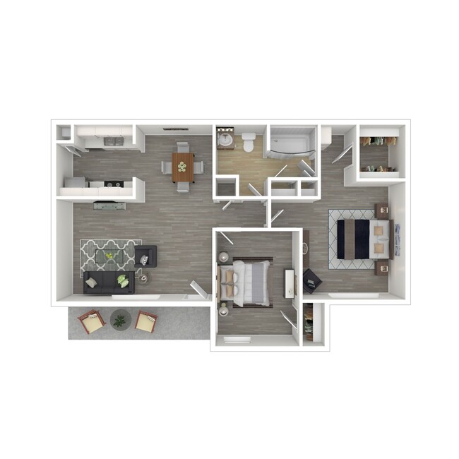 Floorplan - Lakeshore Villa Apartments