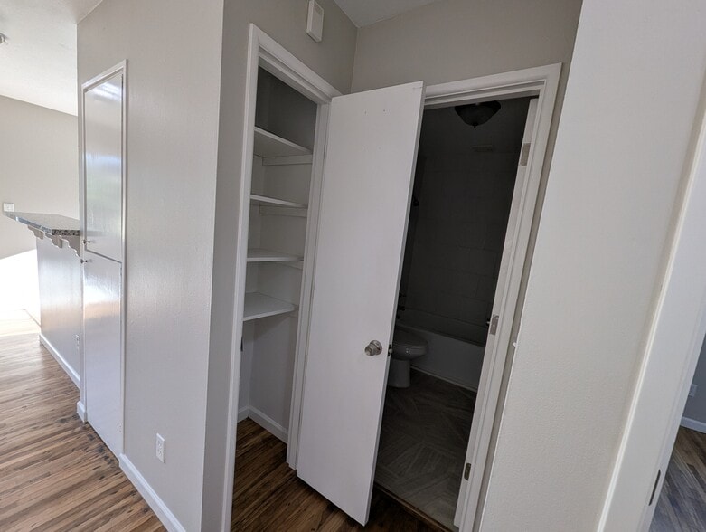 linen closet outside bathroom - 1626 Southeast Lexington Street