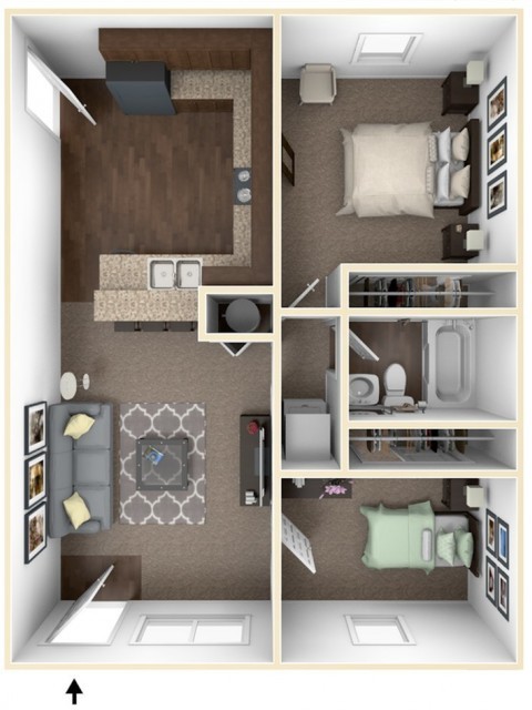 Floorplan - Fountain Lake Villas