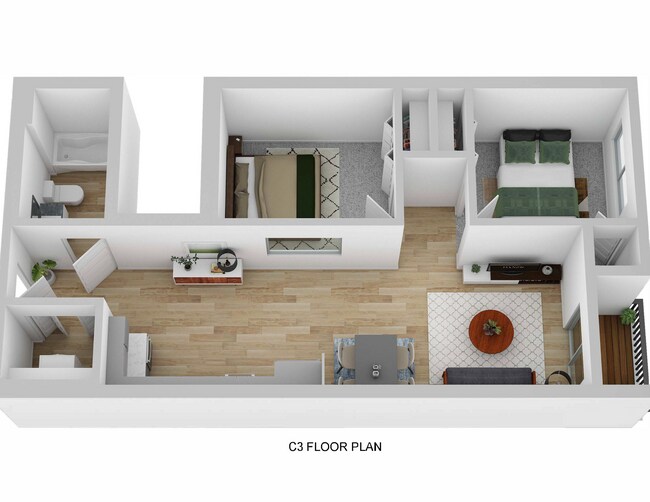 Floorplan - The Quinn | Modern Apartments on Historic Grand Ave