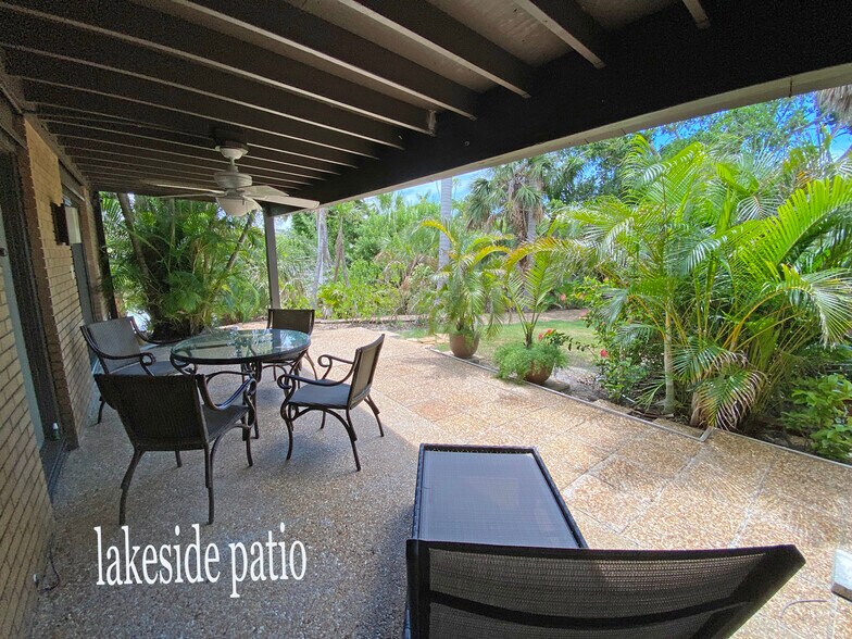 lakeside patio - 3B Sandy Cove Rd