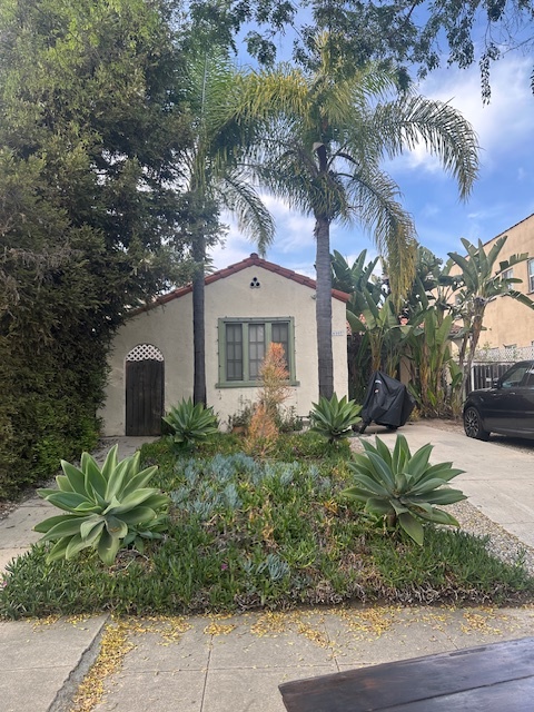 Front of Casita with private driveway w/electric vehicle plug in - 6107 Saturn St