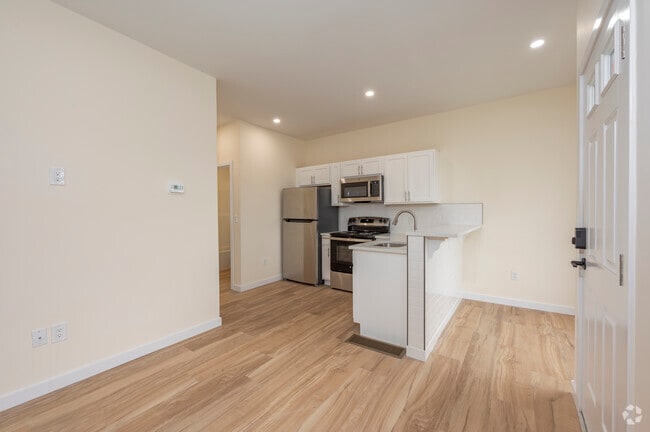141 Bridge St - 1BD, 1BA - Kitchen & Living Room - 141 Bridge St