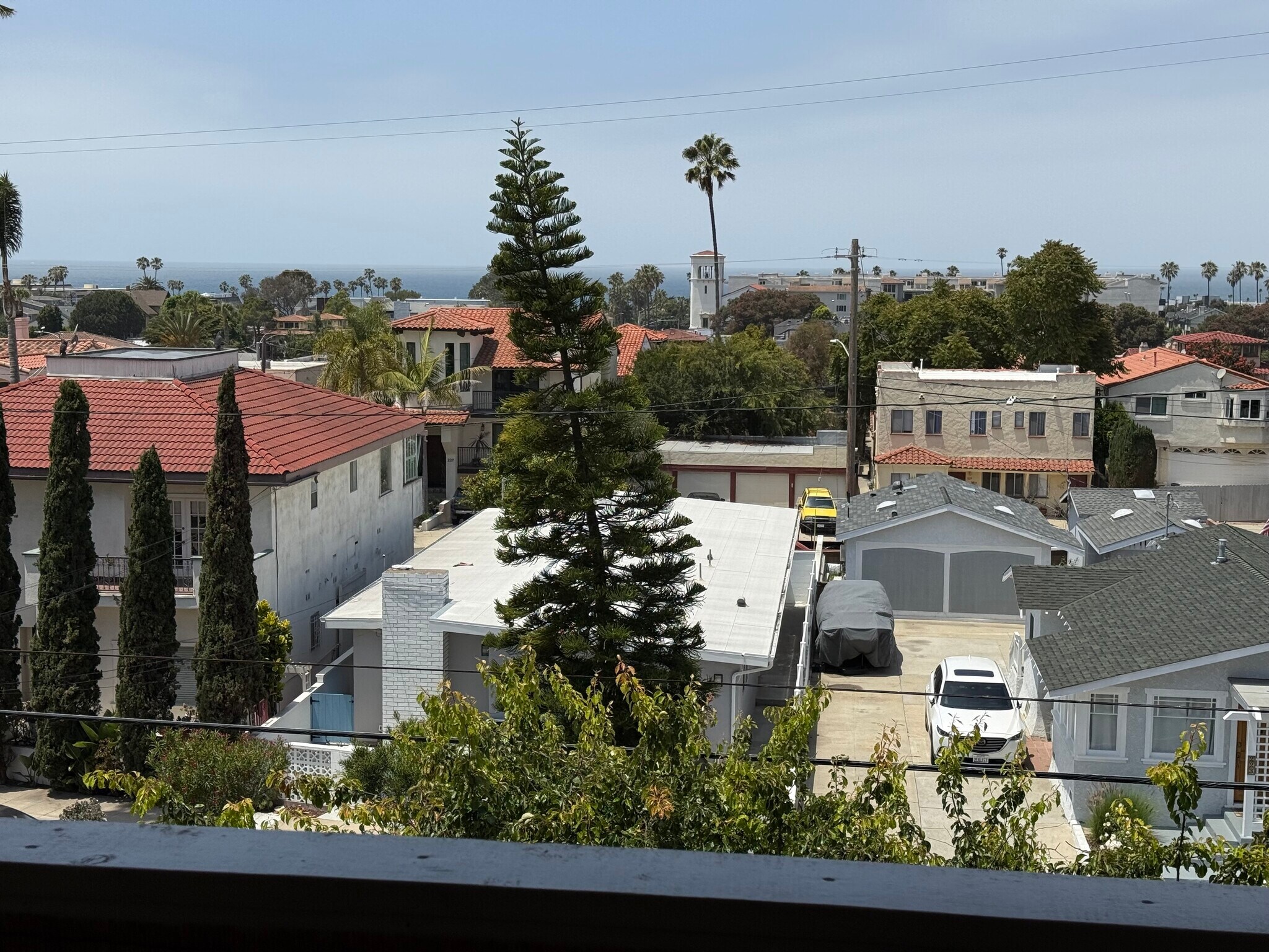 View from Master Balcony - 222 S Guadalupe Ave