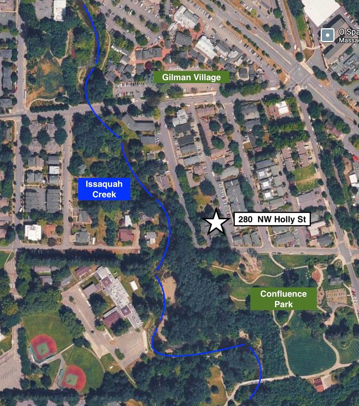 primary location - 280 NW Holly St