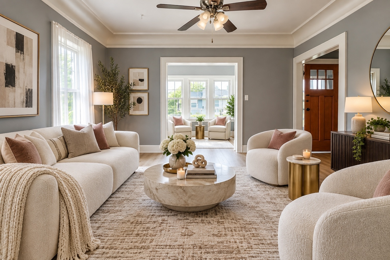 LIVING ROOM (VIRTUALLY STAGED) - 1 Glennon Pl