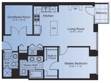 1BR/2BA - Skyscape Condominiums