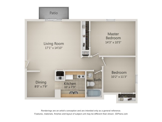 Two bedroom - Woodgate North