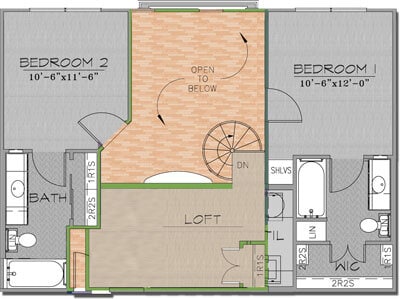 Floorplan - Texan Pearl Best Value in West Campus