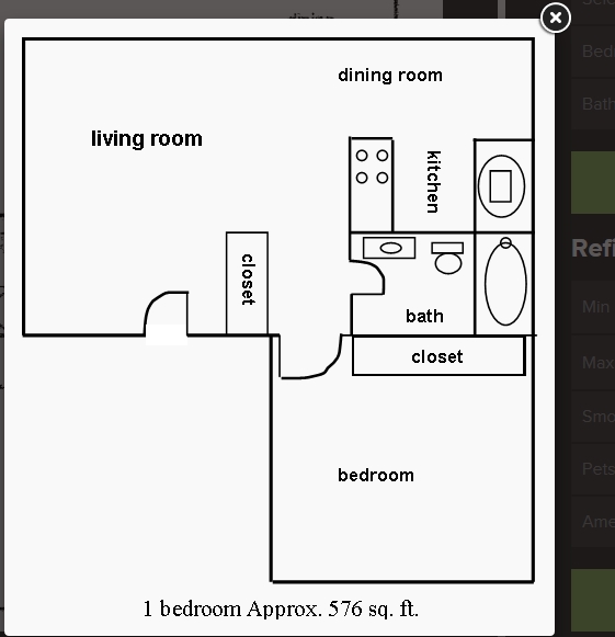 Floorplan - Maple Terrace Apartments