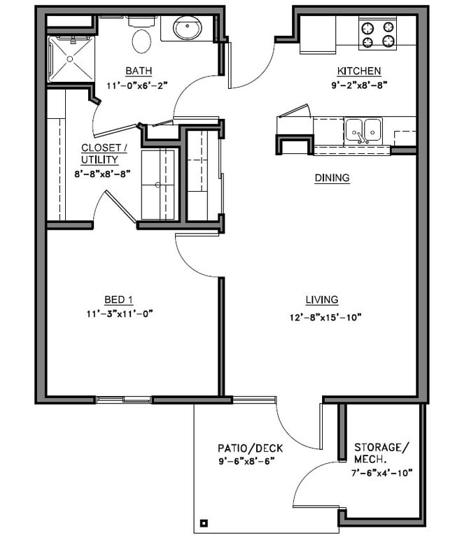 Floorplan - Meadow Lands Senior Apartments 62+